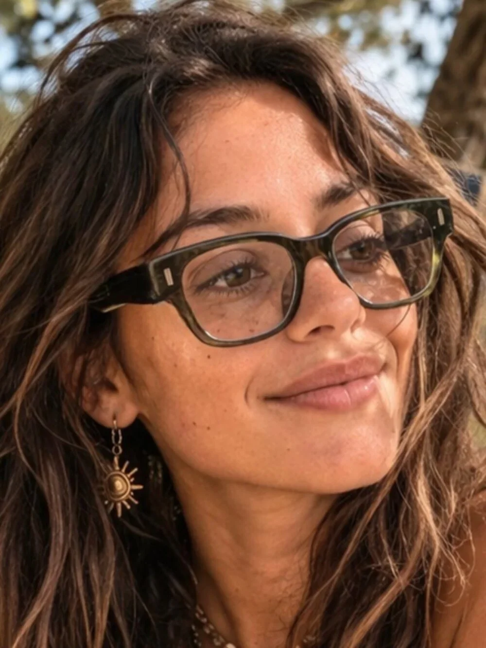 Blake Kuwahara Kesling Olive 51022 145 Full Rim Bold Oversized Square Eyeglasses